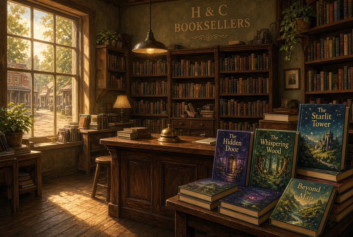 Interior of H and C Booksellers